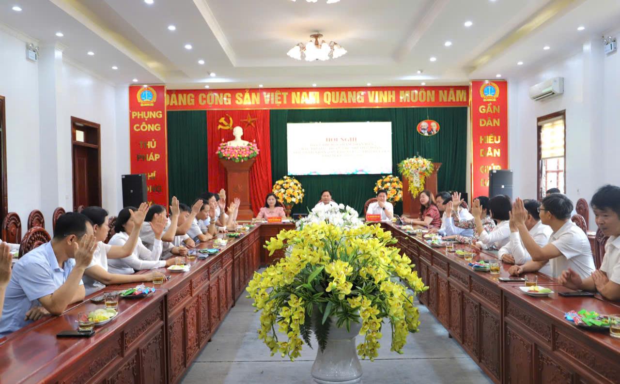 Kiện toàn lãnh đạo Đoàn Hội thẩm nhân dân Tòa án nhân dân các khu vực 1,2,3,4 và 5 tỉnh Thái Nguyên, nhiệm kỳ 2026 - 2031